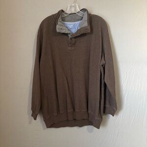 Covington Brown Crewneck Sweater Classic Knit